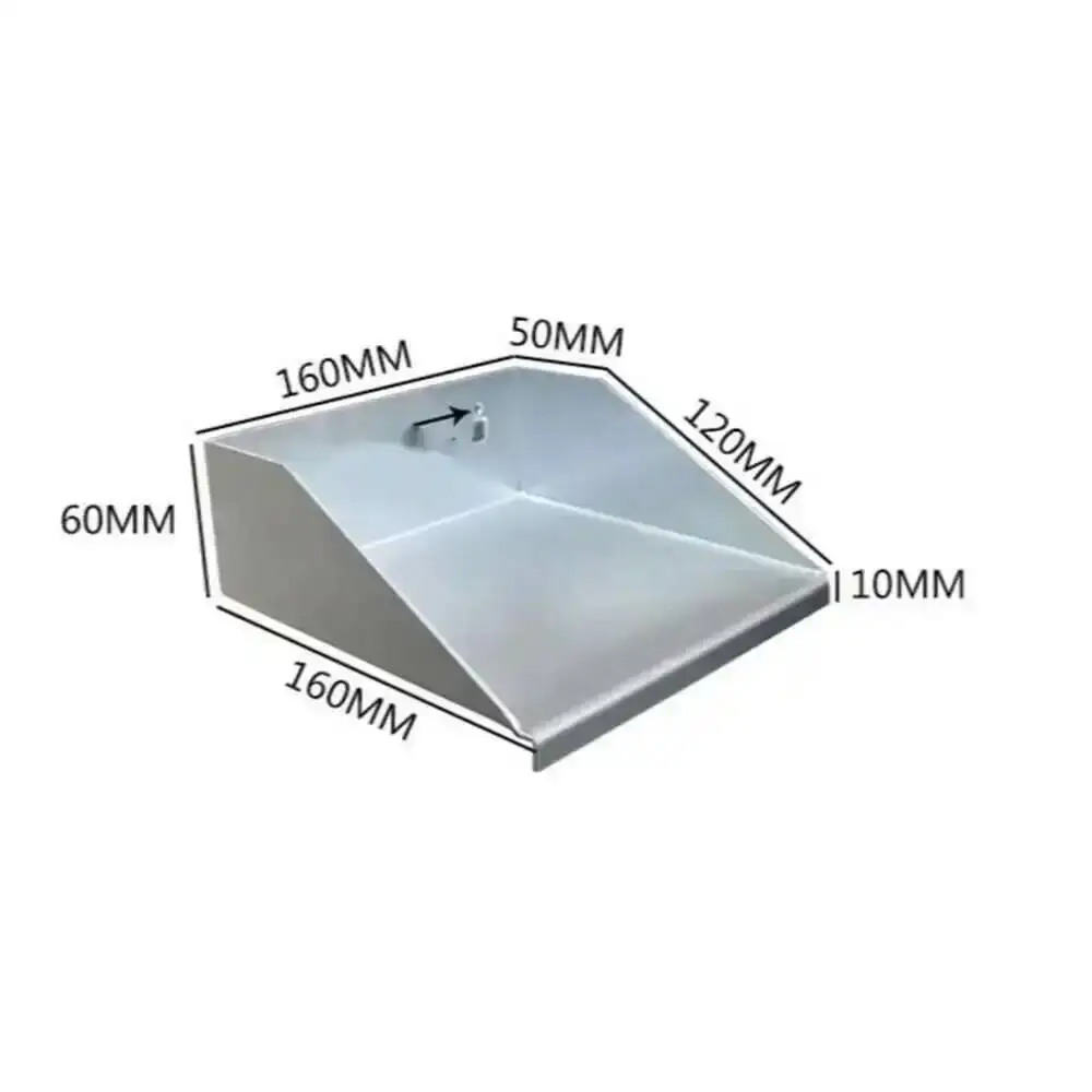 16X16CM 1PCS Pegboard Hook Container Wall Storage Rack Laminate Square Hole Plate Display Shelf Hanging Bracket