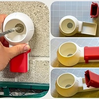 Rotating nozzle drill bit dust box efficient dust collection design suitable for drilling sanding,grinding