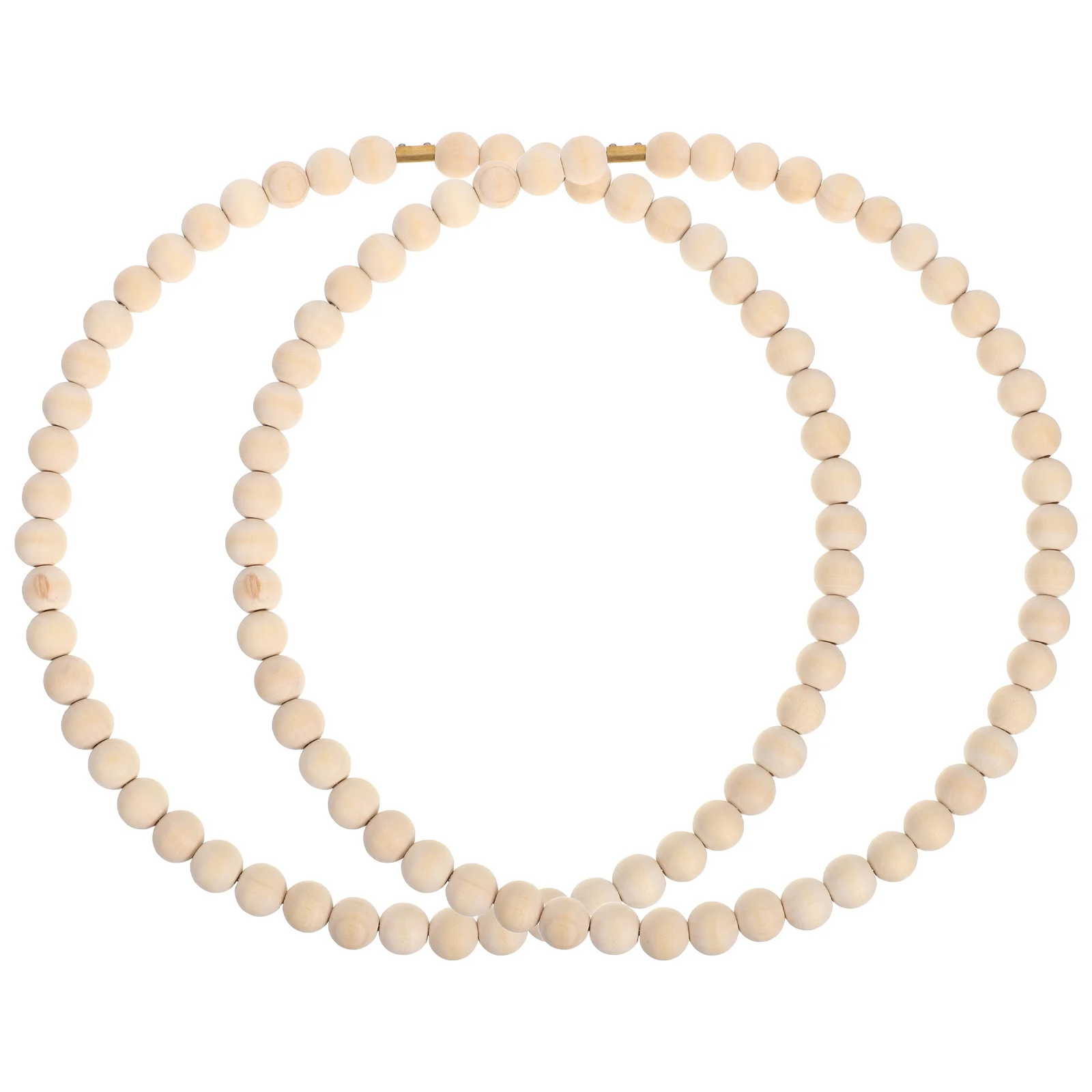 

2pcs Wooden Bead Kit Diy Dreamcatcher Design For Front Door Garden Party Decor Wreath Rings Wood Wreath Form Boho Farmhouse