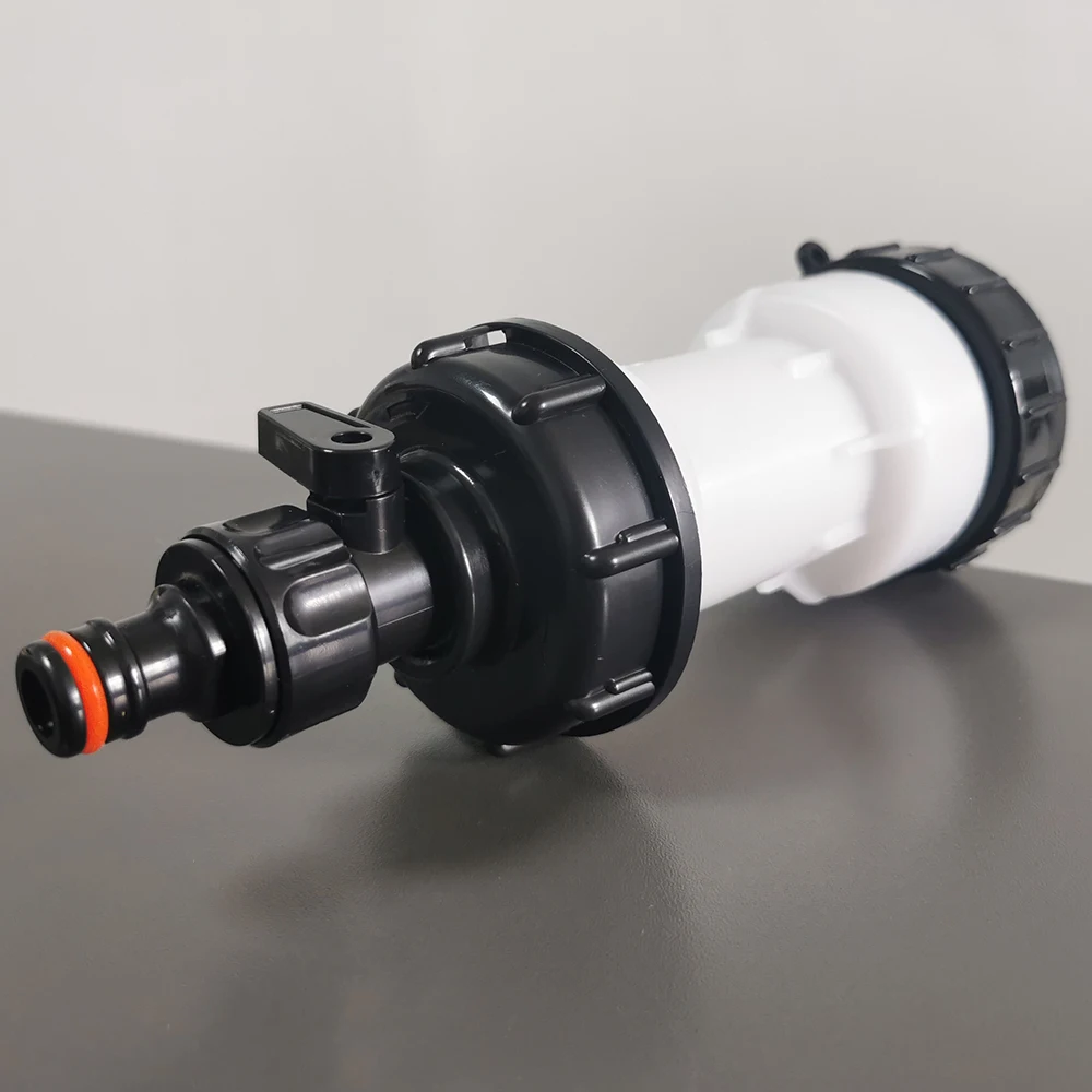 IBC S60 * 6 water tank adapter adapter nipple kit Garden irrigation water pipe joint 1000 liter ton bucket accessories