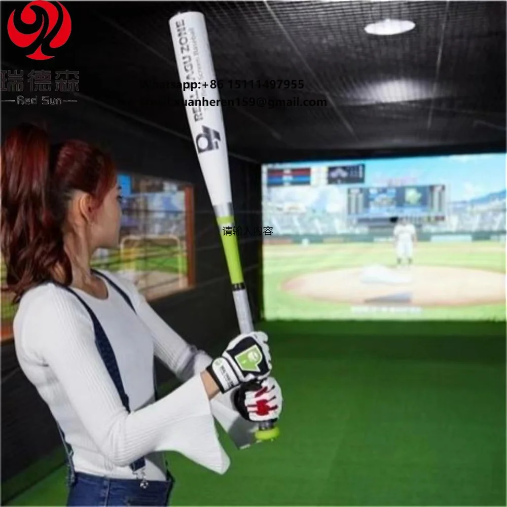 Chinese Factory Price Indoor Entertainment Interactive Games Baseball Training Simulator