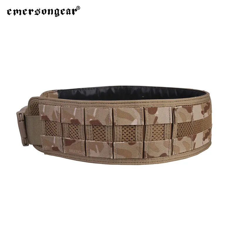 Emersongear Tactical Waistband MOLLE Load Bearing Utility Belts Combat Padded Patrol Waist Strap Outdoor Training Nylon MCAD