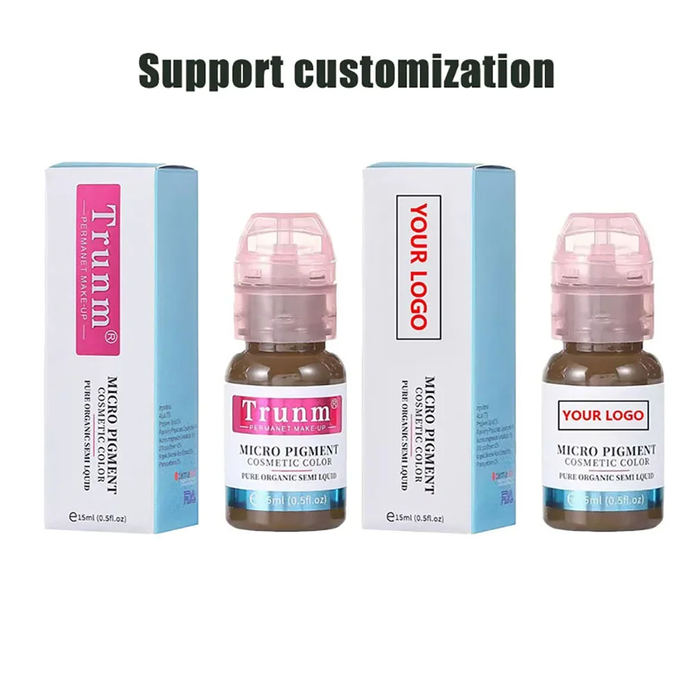 Professional Permanent Tattoo Ink 15ml Microblading Pigment For Eyebrow Eyeliner Lip Makeup Micropigmentation Pigments #5