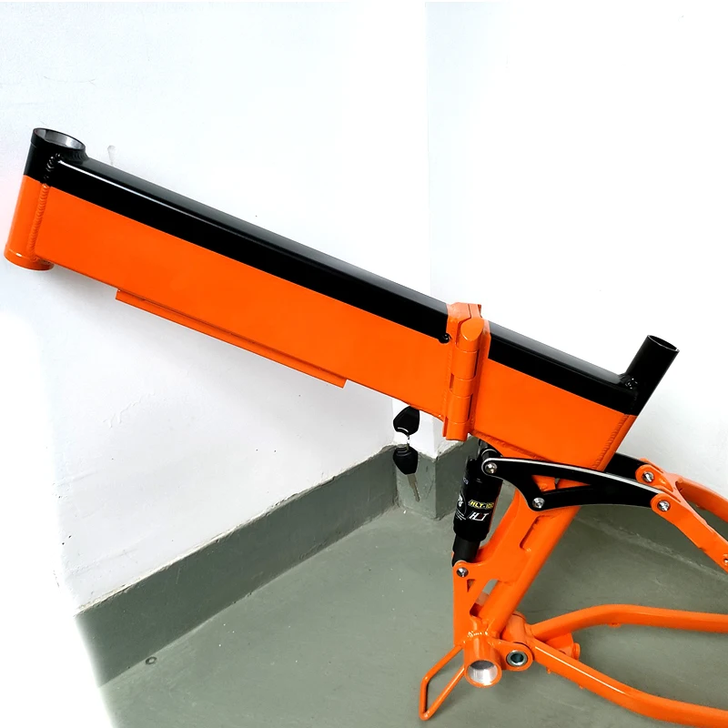 Kalosse E batteria nascosta per bicicletta 120MM BB Full Shock Bicycle 150 MM Travel Electric Snow Bike Frame