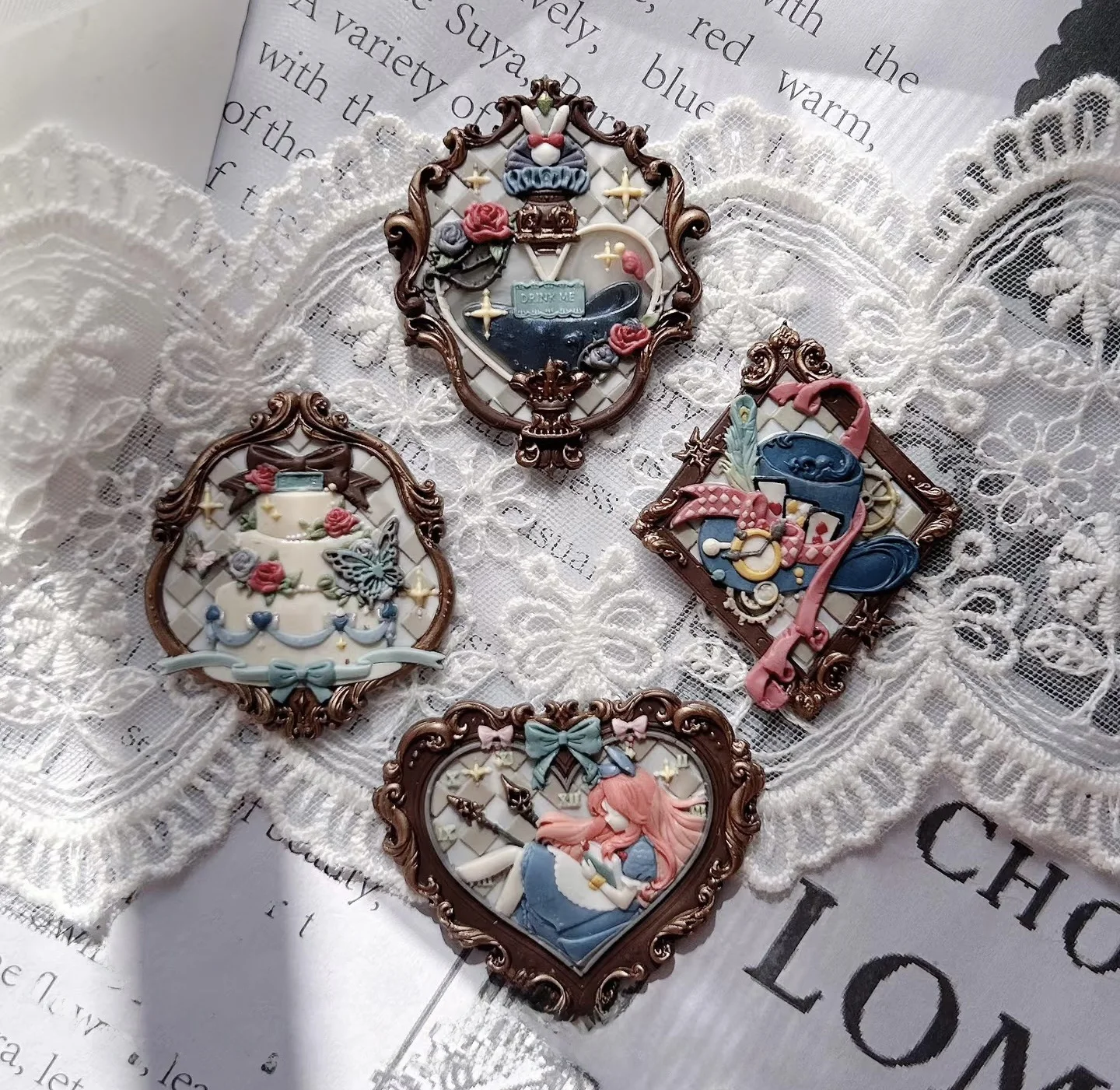 

Серия «Алиса в стране чудес», латунная печать, набор печать огня, волшебный Sle, канцелярские принадлежности «сделай сам», товары для электронной культуры