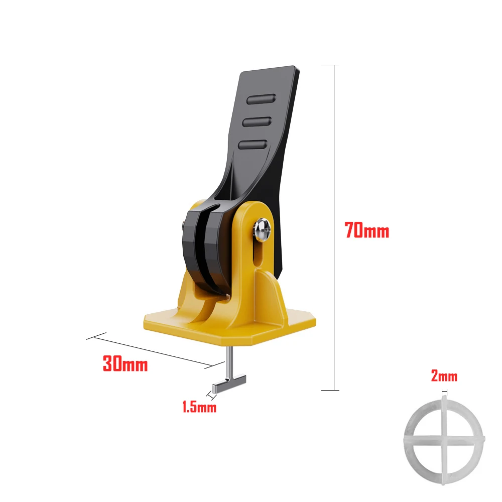 Tile Leveling System leveler Adjuster Reusable Porcelain Ceramic Leveler Wall Floor Positioning Locator Construction Tile Tools