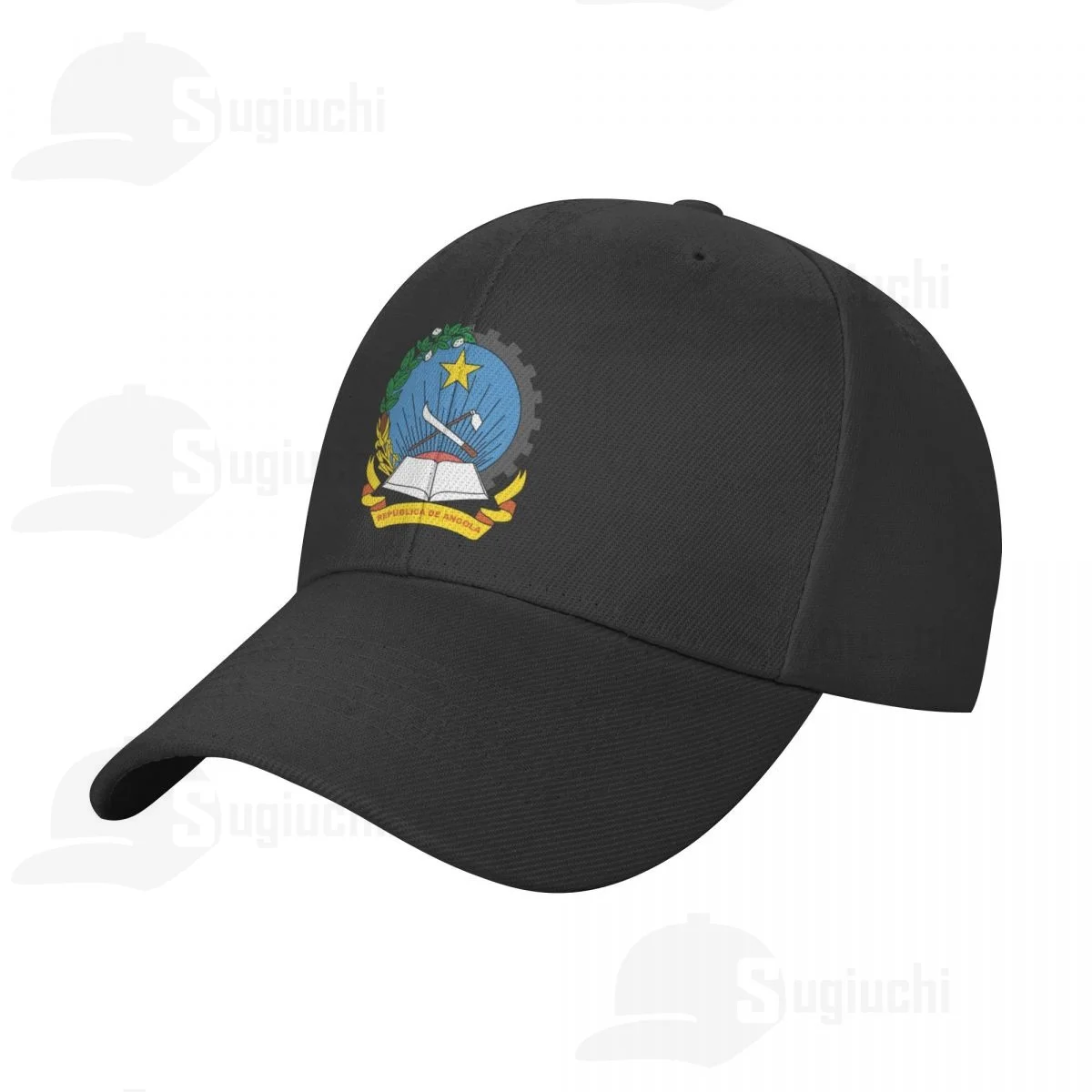 National Emblem Of Angola Coat Of Arms Sun Baseball Cap Dad Hats Adjustable For Men Women Unisex Cool Outdoor Hat