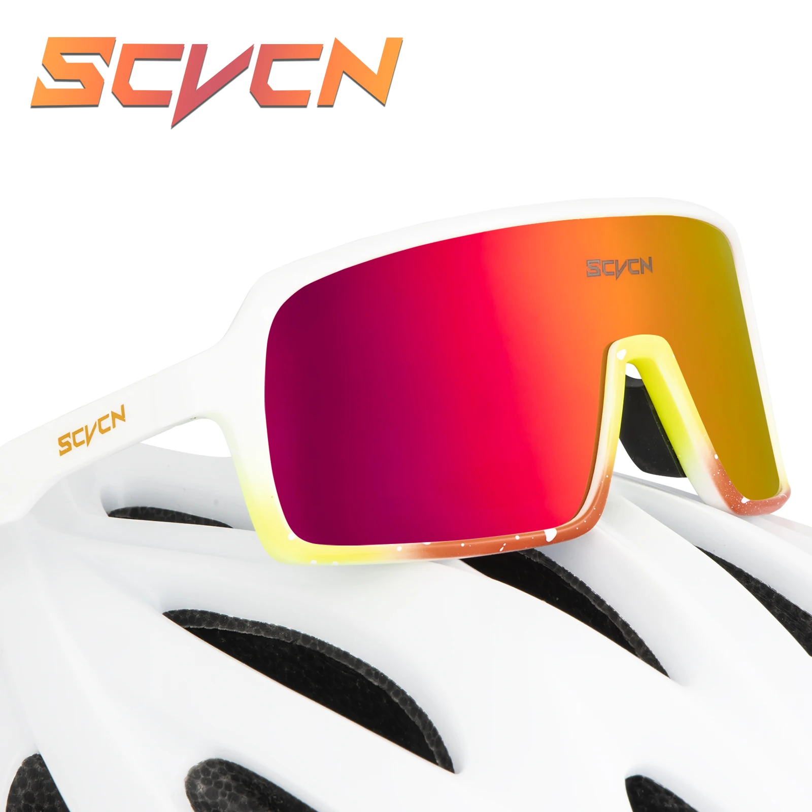 【セール中】SCVCN 偏光サイクリングサングラス男性 Mtb スポーツ UV400 フォトクロミックメガネゴーグル自転車バイクメガネ女性サイクリング眼鏡