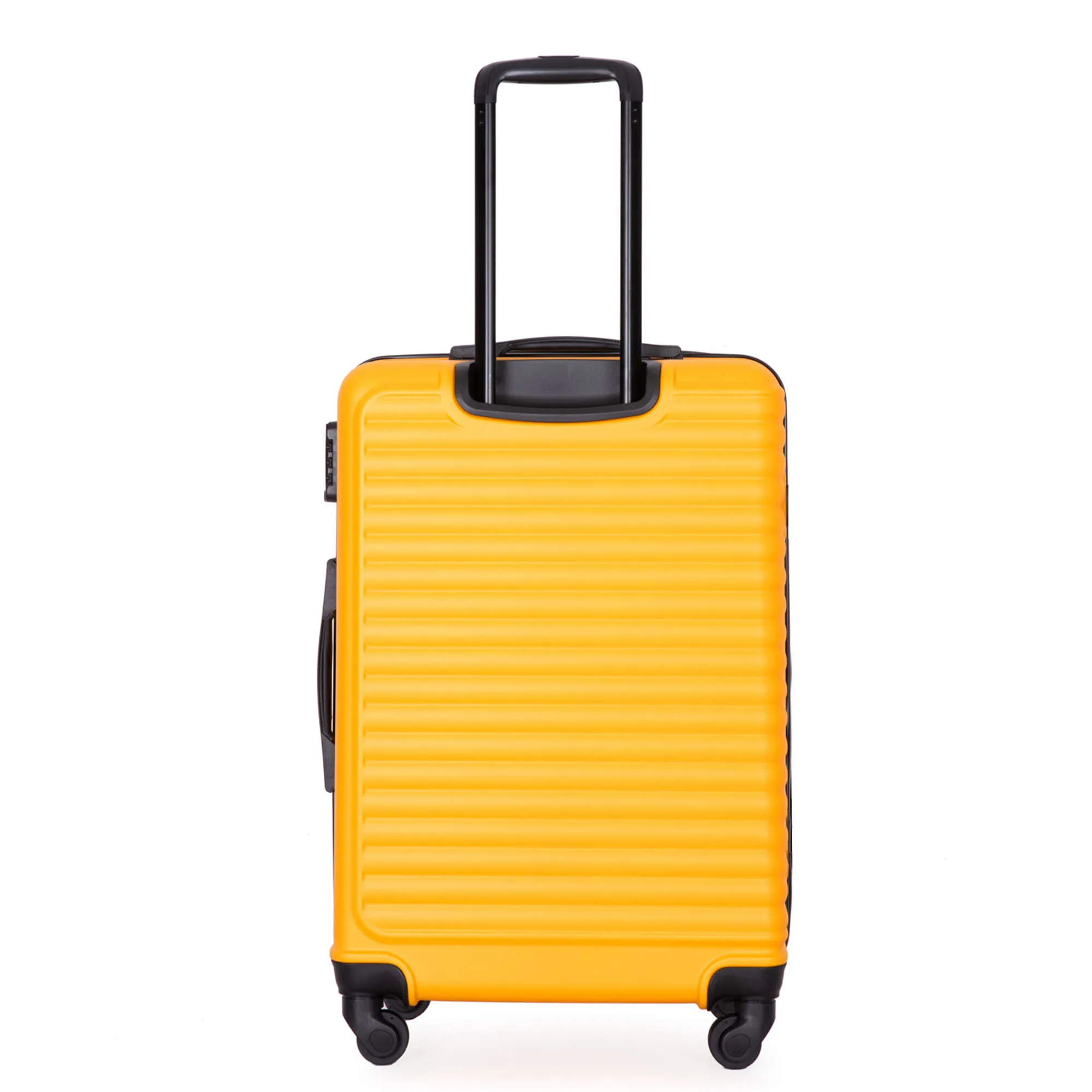 TSA custom lock 58.5*39.5*23 orange suitcase hand luggage 4 rolls ABS material