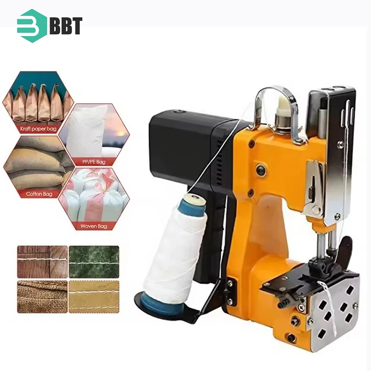 Portable Sack Sewing And Handheld Electric Industrial Sealing  Hand-Sewing Machines For Woven Bag