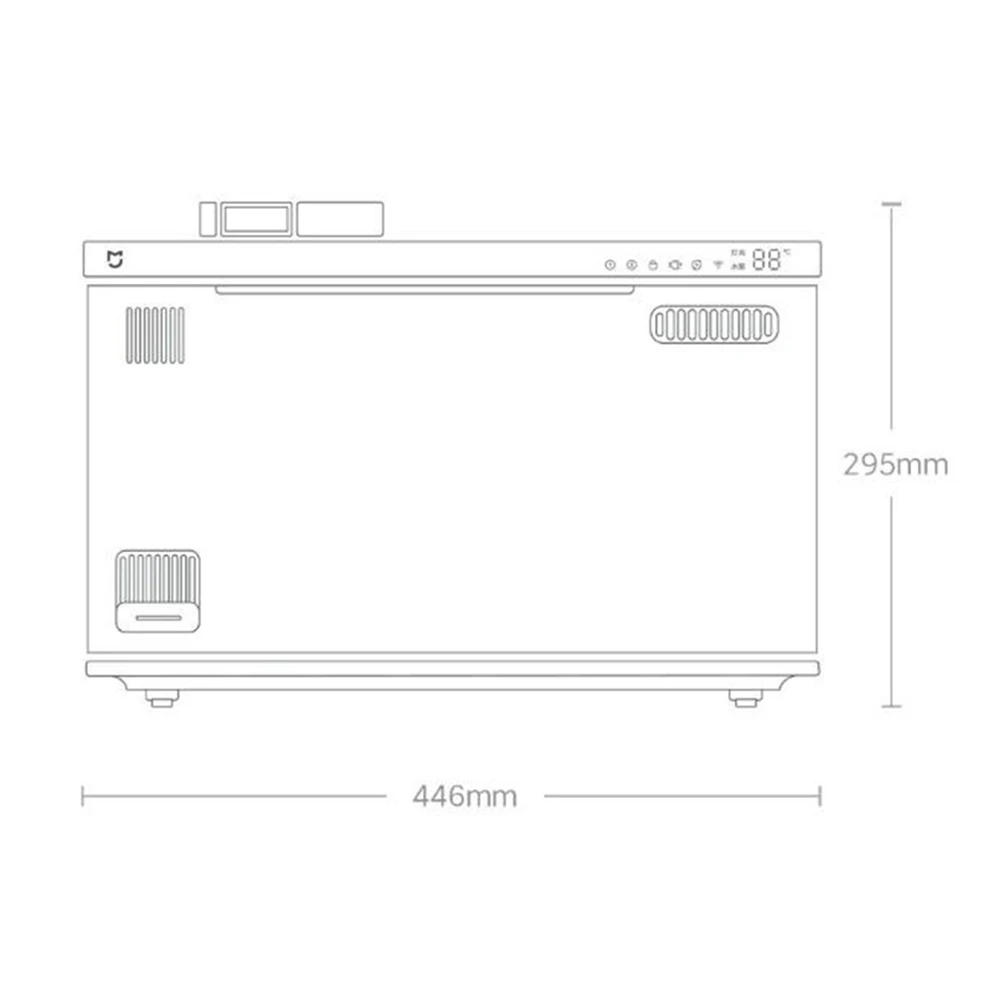 1 Pcs Dark Gray 8.8kg Intelligent Fish Tank With a Rated Power of 23W No Need To Change Water For Half a Year One Click Drainage