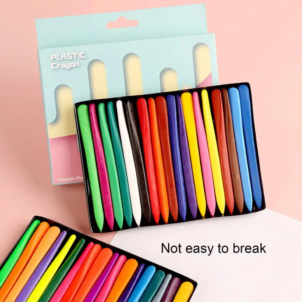 Juego de lápices de colores para dibujar, cera suave, doble cabezal, niños, estudiantes, niños, pintura