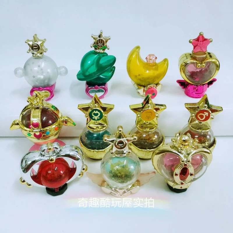 Anime figure Sailor Moons Pretty Cure trasformatore in PVC collezione di bottiglie di profumo ornamenti modello giocattolo regali per ragazze