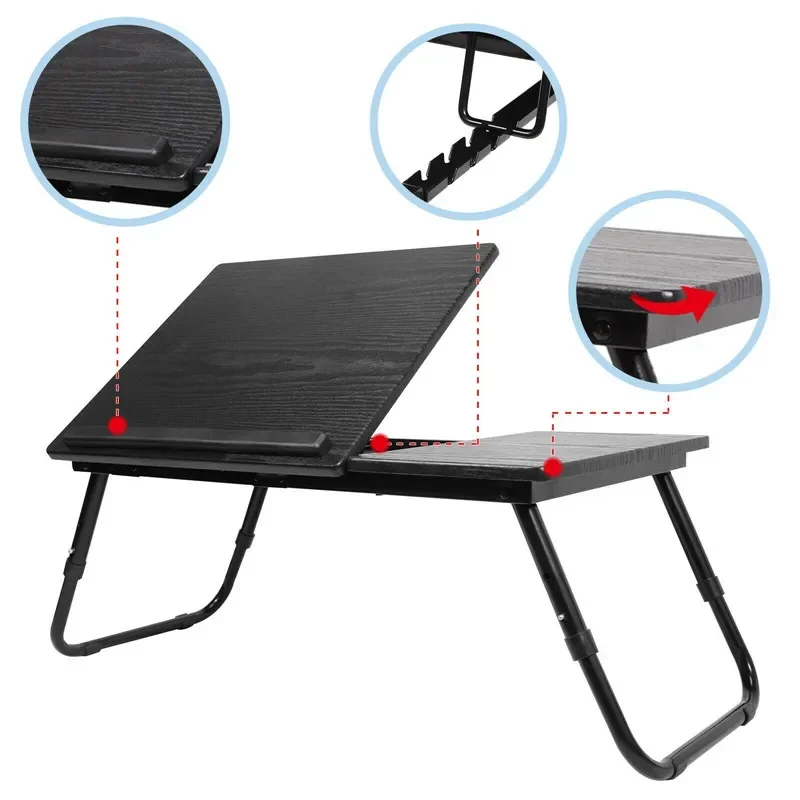 

Adjustable Computer Rack Shelf Dormitory Bed Lap Desk Portable Book Reading Tray Stand monitor desktop stand Laptop Bed Table