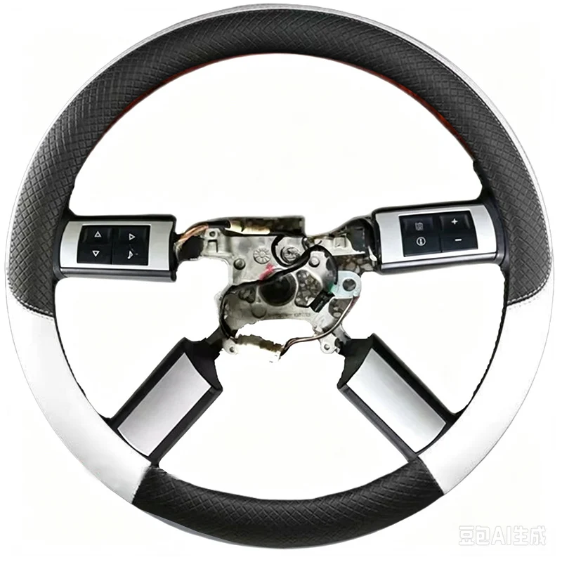 Car Steering Wheel Cover Car Interior for Chrysler 300C 2007 2009 Hand Stitched Ultra-thin Cowhide