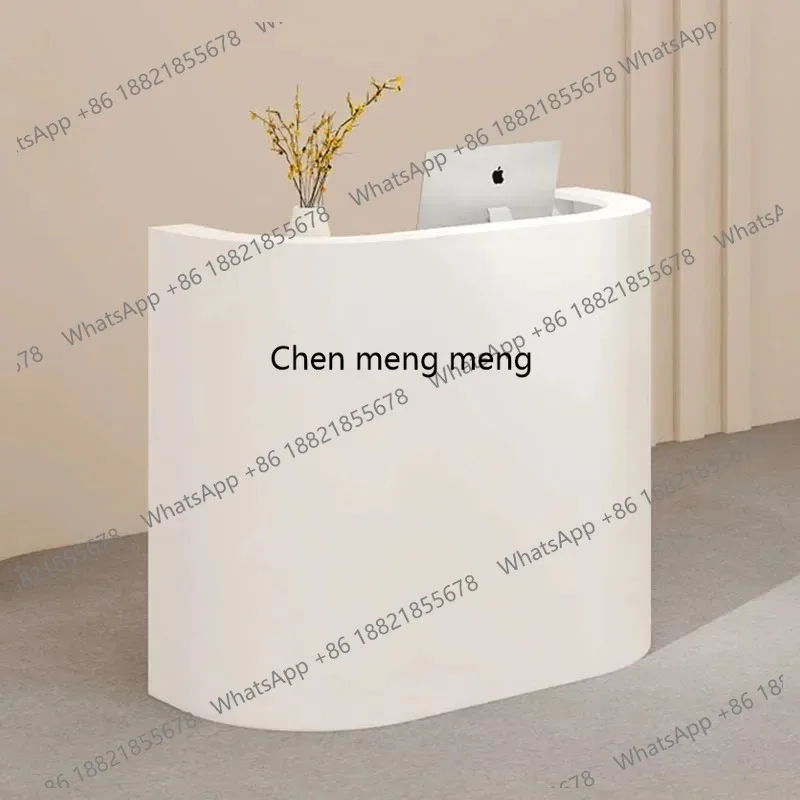 

Европейская современная стойка ресепшн, передвижная подставка для выступлений, маленькая стойка администратора, уникальный дизайн мебели для салона/прилавка