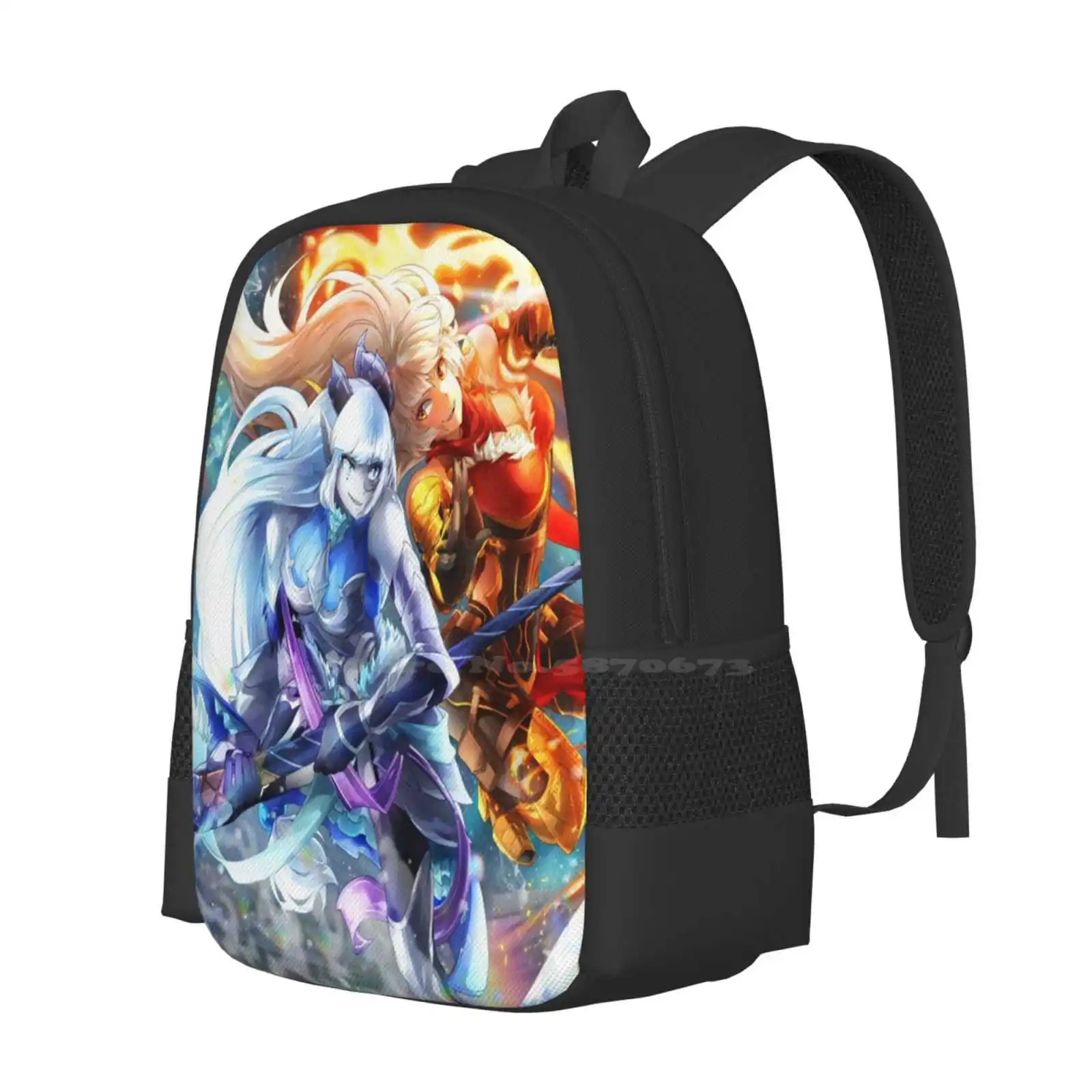 Nat19: The Glass Crown: Fenris Celbehron Vs Tantya Vario Hot Sale Schoolbag Backpack Fashion Bags Nat19 The Glass Crown