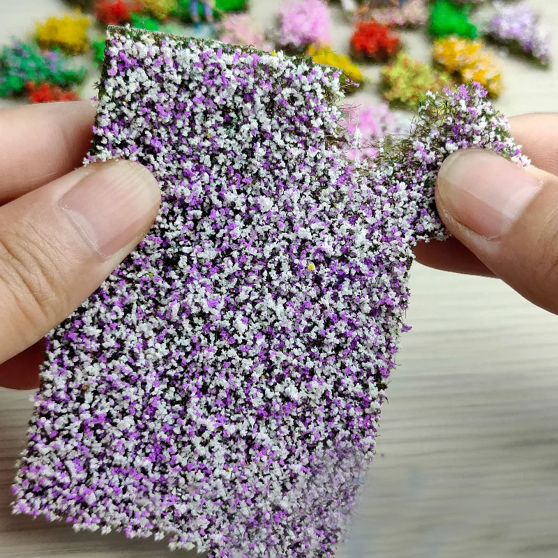 10mm Simulation Grass/Flower Cluster Model Kits Diy Building Military Sand Table Train Lawn Scene Materials Diorama Accessories
