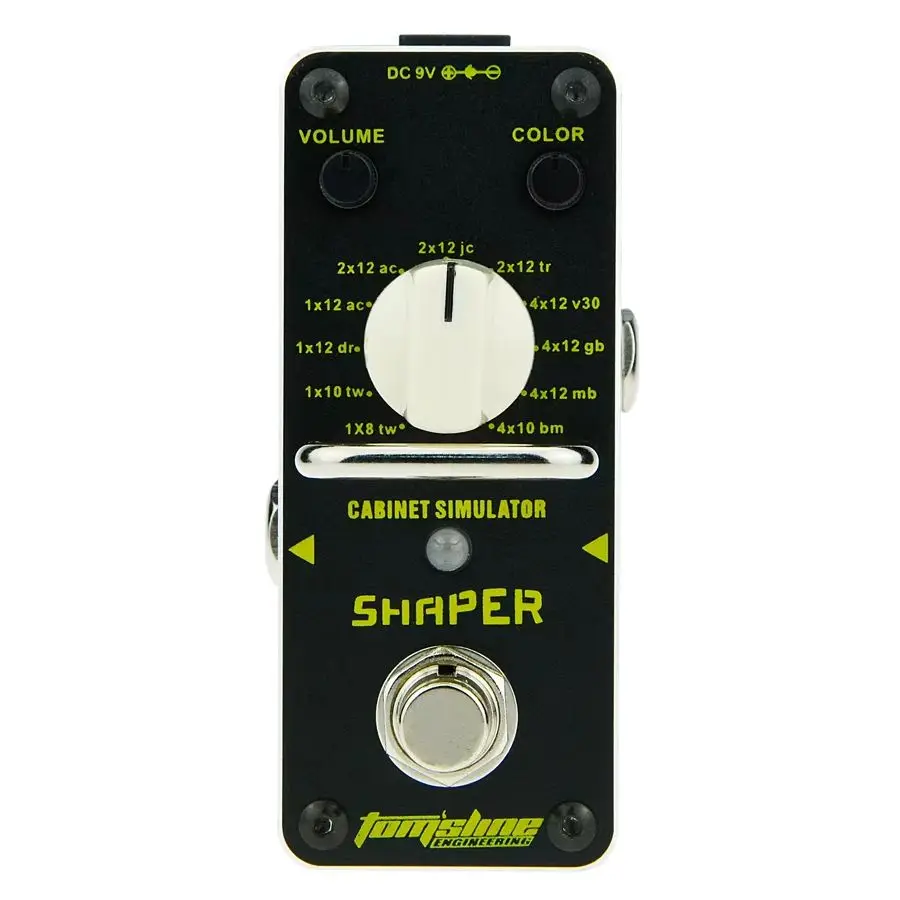 Aroma ASR-3 Shaper Cabinet Simulator Pedal de efecto de guitarra eléctrica Sintetizador digital Piezas y accesorios de guitarra True Bypass