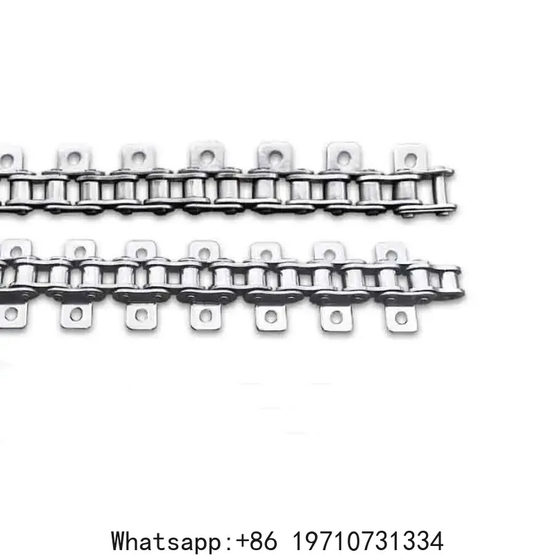 

1PC 304 Stainless Steel Industrial Roller Chain with Ear Drive 06B 08B 10A for 1.5 Meter Conveyor Belt Transmission