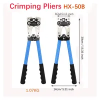 HX-50B Crimping Pliers 6mm²-50mm² Hand Tool Multitool Heavy Duty Tube Terminal Crimper