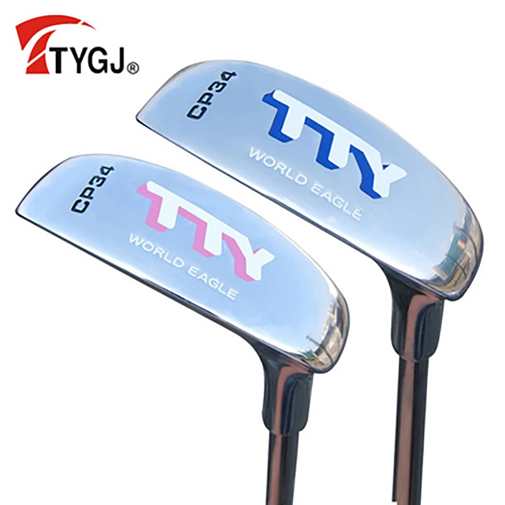 

TTYGJ Stainless Steel Golf Putter Unisex Left and Right Hand Double sided Cutting Wedge Beginner's Practice Putter Golf Supplies