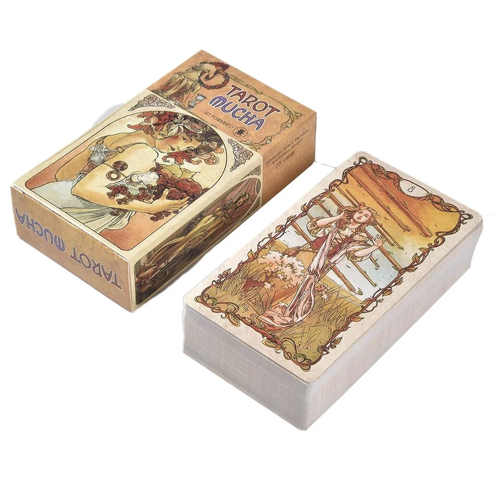Tarot Mucha Russian Tarot Cards for beginners.Russian PDF Guide