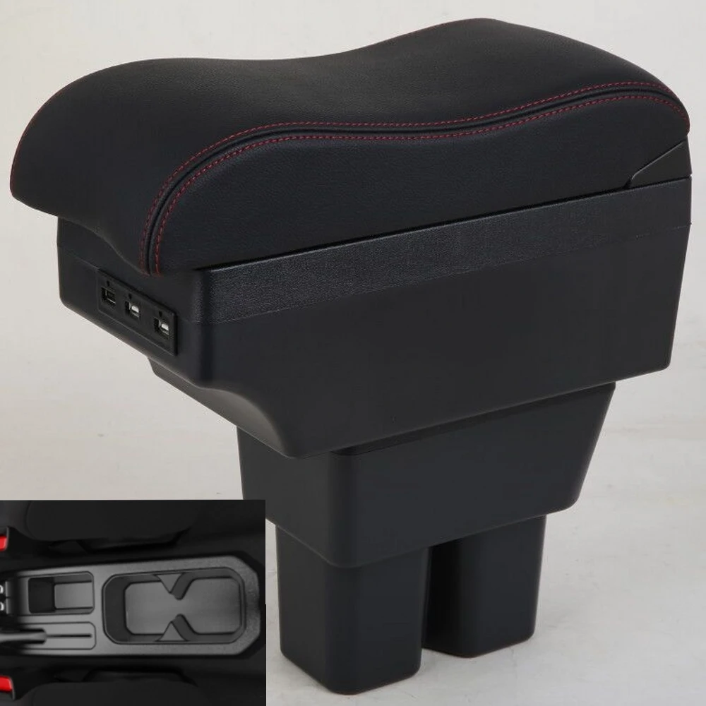 For Suzuki jimny 2019 2020 2021 2022 2023 Armrest box Elbow support Center console box central Store content box with cup holder