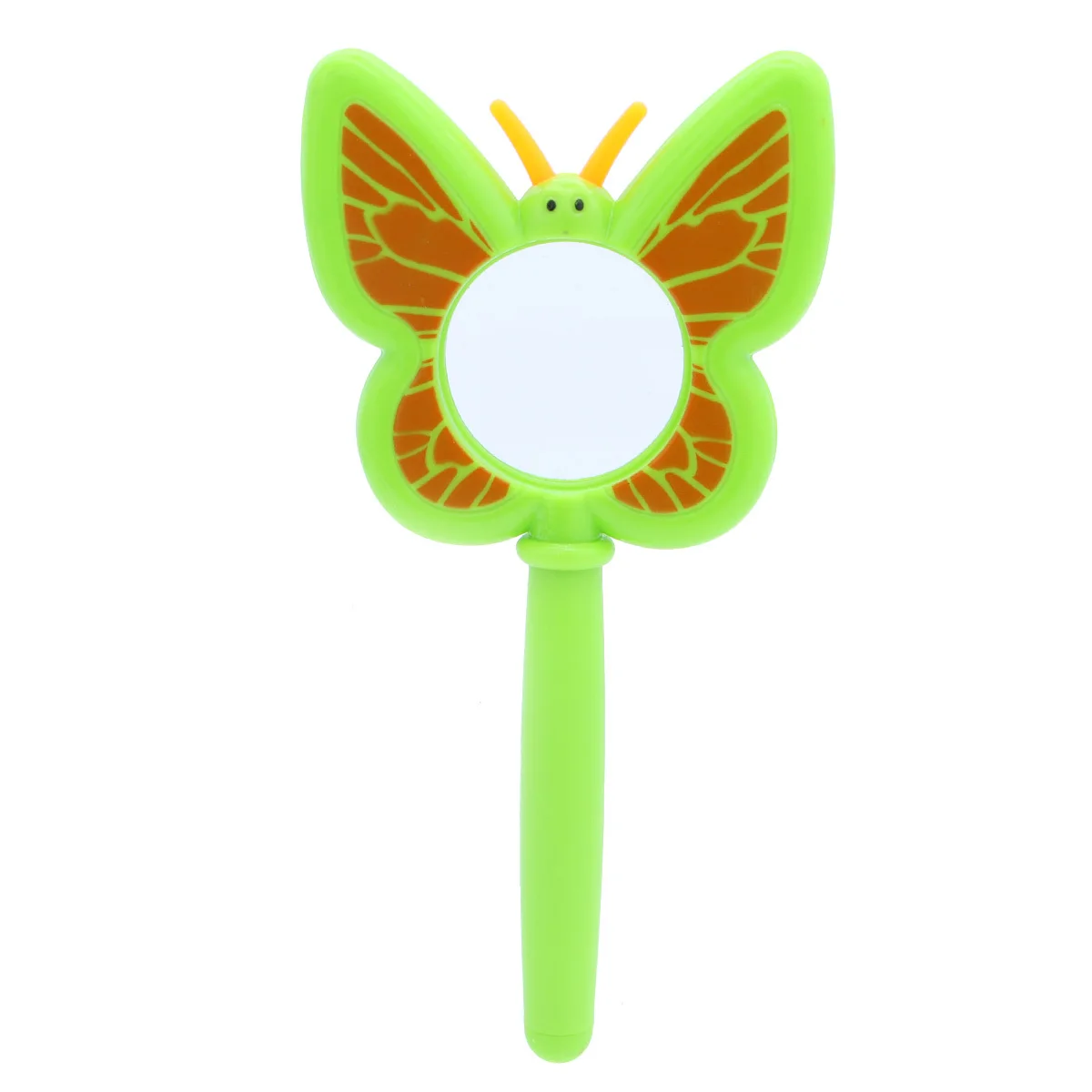 Lupa de mano de plástico para niños, lupa HD para explorador de insectos, forma de dibujos animados, colorida, aprendizaje inodoro, 3 uds.
