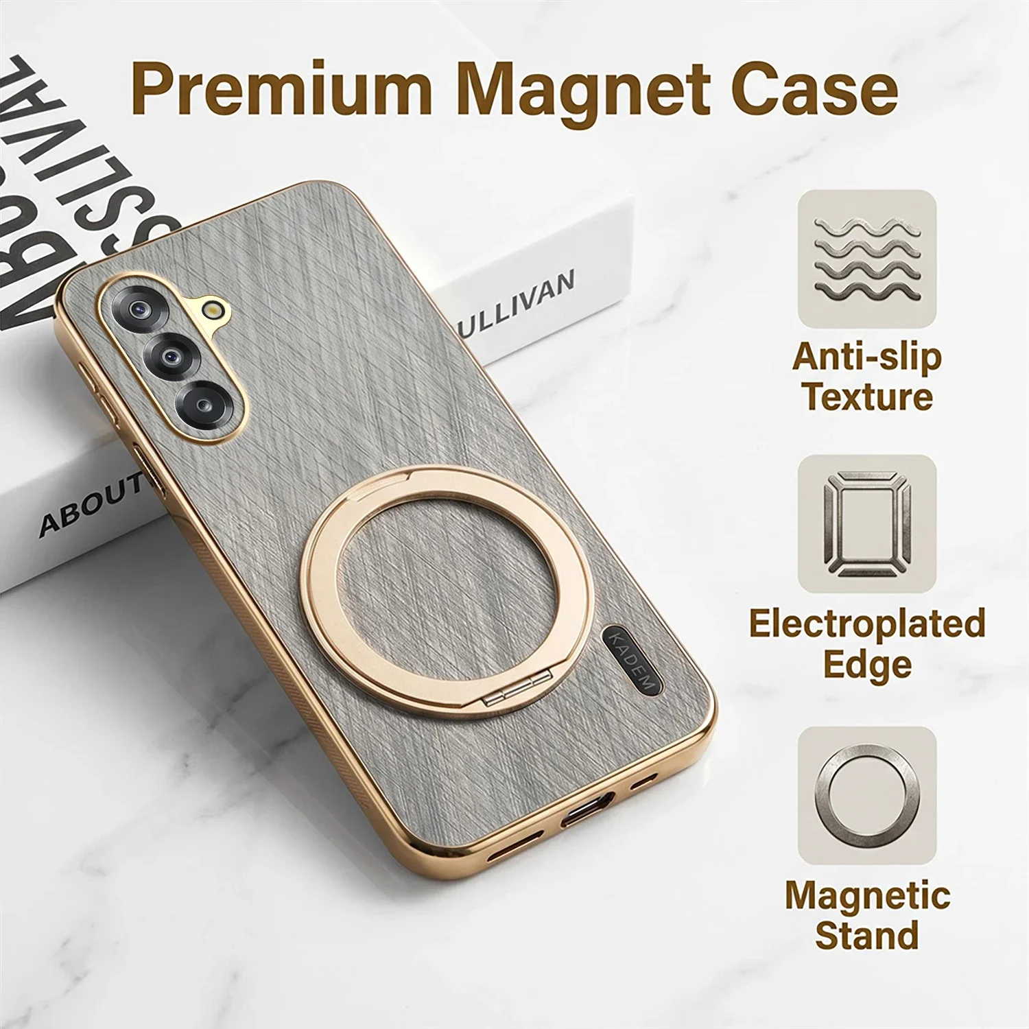 For Samsung Galaxy A25 A23 A26 A24 A27 A22 4G 5G Holder Lens Protection Silicone Soft Phone Case Shockproof Back Cover Cases