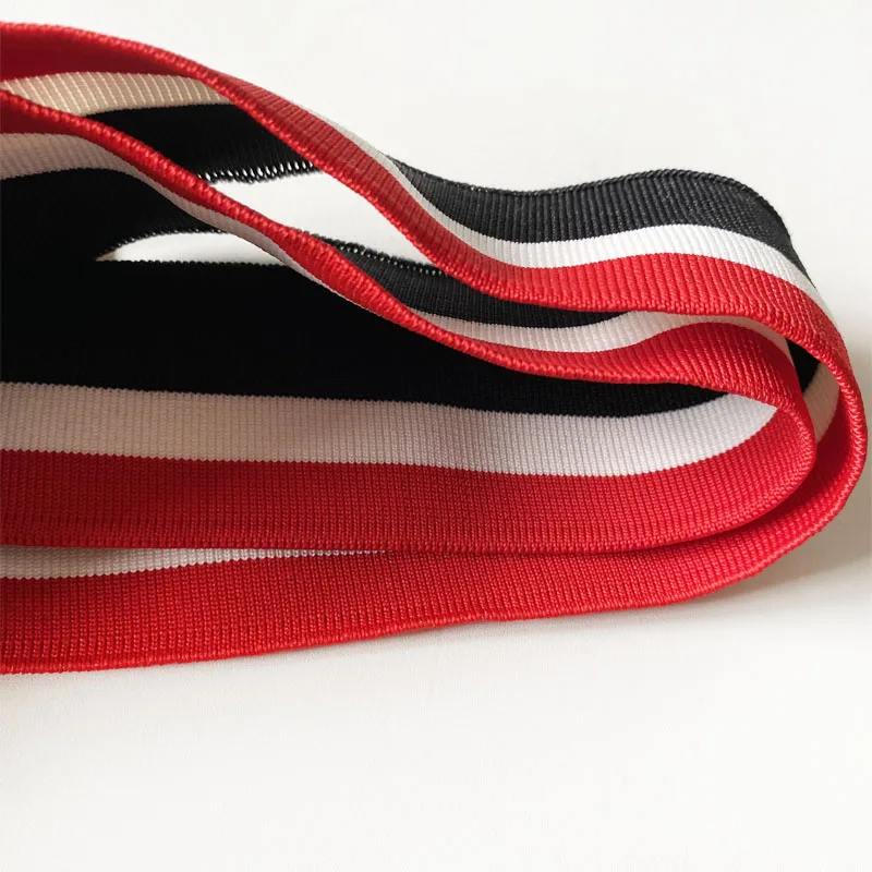 CM High Stretch Knitted rib  Fabric T-shirt Neckline elastic collar cuffs Trim For Clothing Accessories fabric