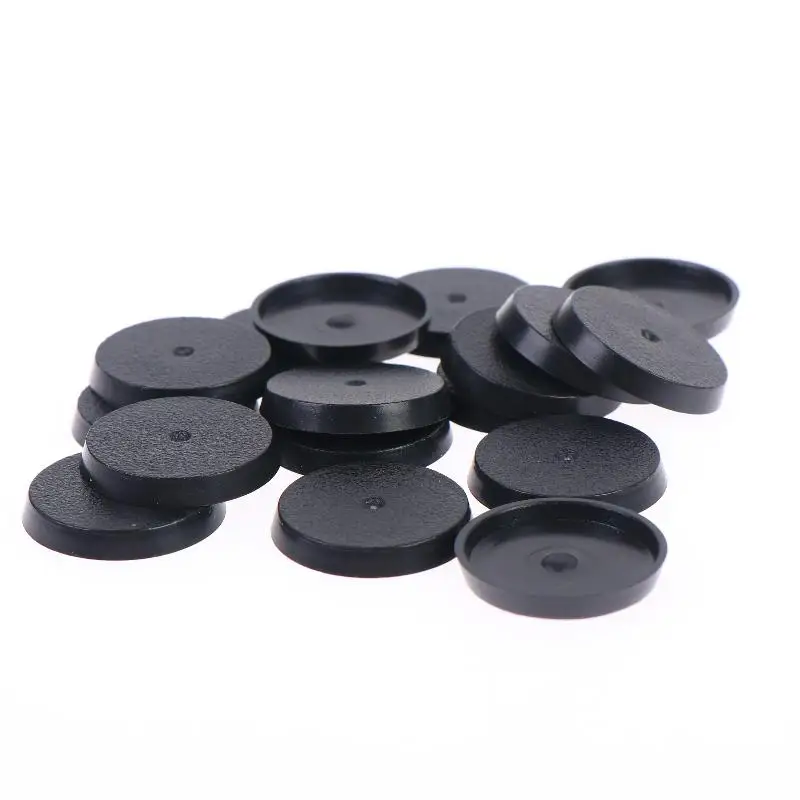 20/100Pcs 25mm Round Wargame Miniature Base Black Plastic Figure Stand For Tabletop Wargaming Model Hobby DIY Painting view 5