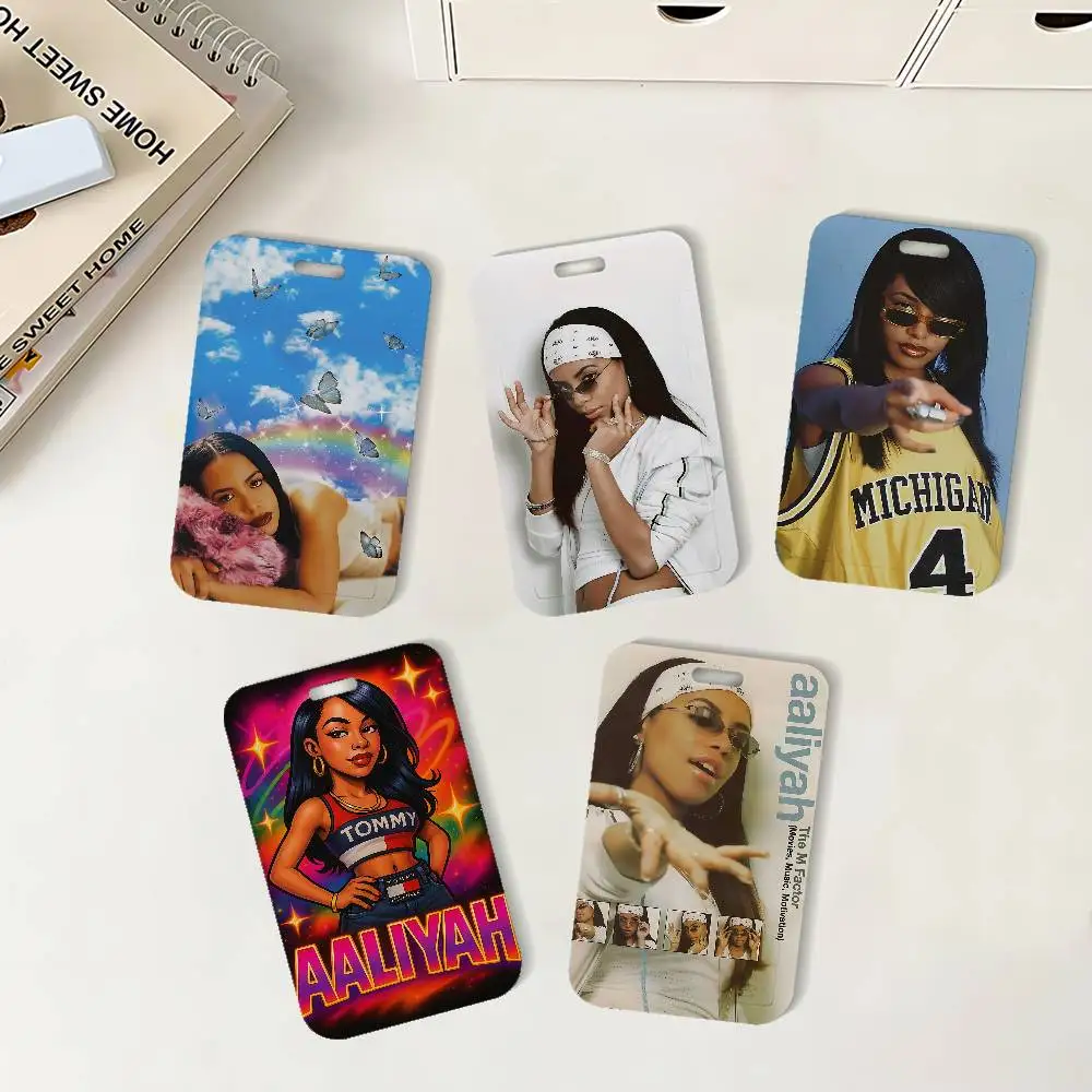 Singer A-Aaliyah ID Badge Holder With Lanyard Neck Strap For Office School Name Card Credentials Case