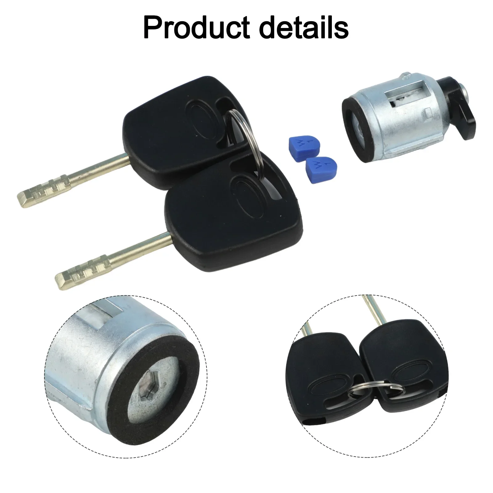 Fuel Flap Lock & 2 Keys For Ford For Transit Connect 2002 2013 Replacement Part Number 1522437 Suitable For Petrol And Diesel