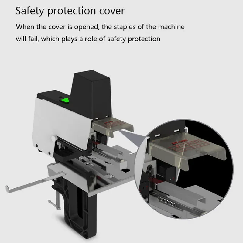 Electric A3 Flat/Saddle Stapler Stapler Is Suitable for Universal 6mm 8mm Stapler Paper Book Binding Machine ST-100 800W