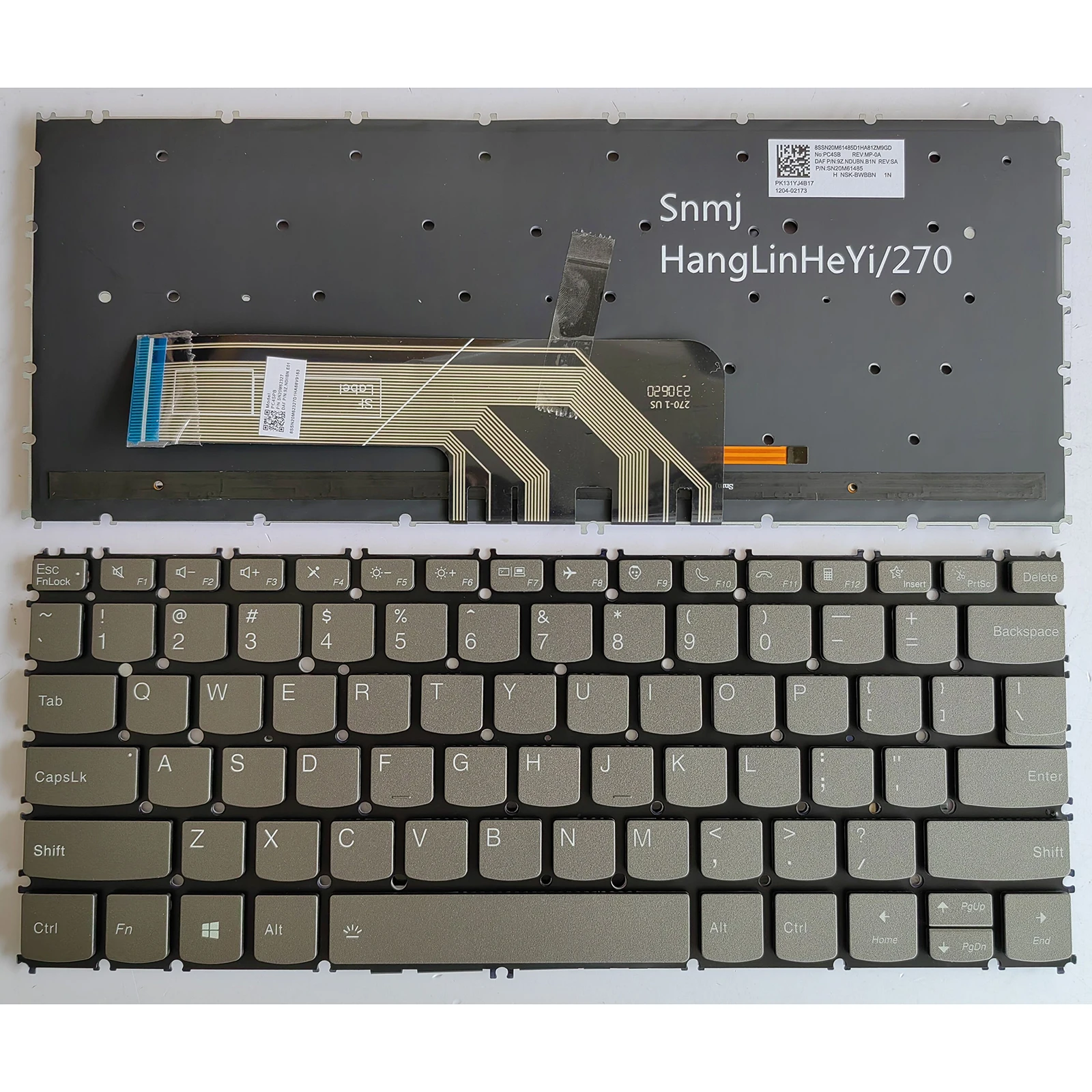 

US for Lenovo K3-ACN K3-ITL ThinkBook 13X/13s G2 ITG/ARE Yoga Pro 13S Laptop Keyboard