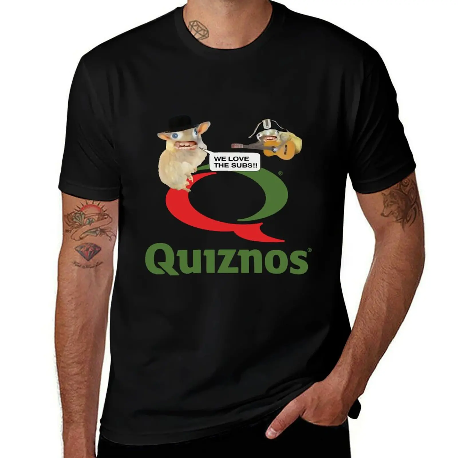 Quiznos - Quiznos Dead Hamsters - Defunct Sandwich Chain T-Shirt Thanksgiving Day Tee Top T-Shirt