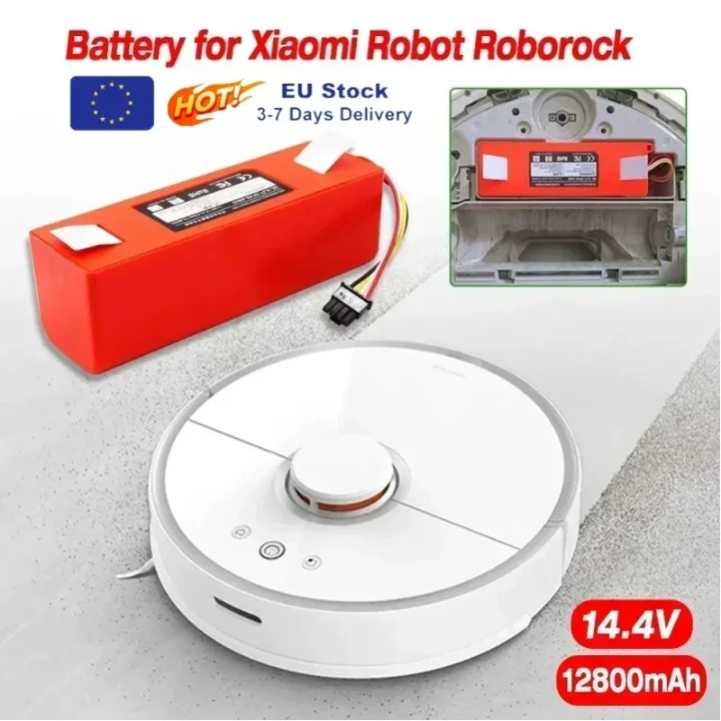 Ersatz 14,4V Lithium-Akku BRR-2P4S-5200S für Xiaomi Roboter Roborock S55 S60 S65 S50 S51 S5 MAX S6 Roboterstaubsauger