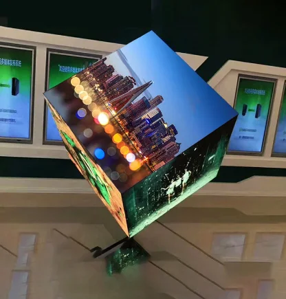Jode High Resolution P2.5 P3 Led Cube Display Outdoor 3d Magic Video Advertising Hd 5-faces Multi Face Cube Led Screen For Event