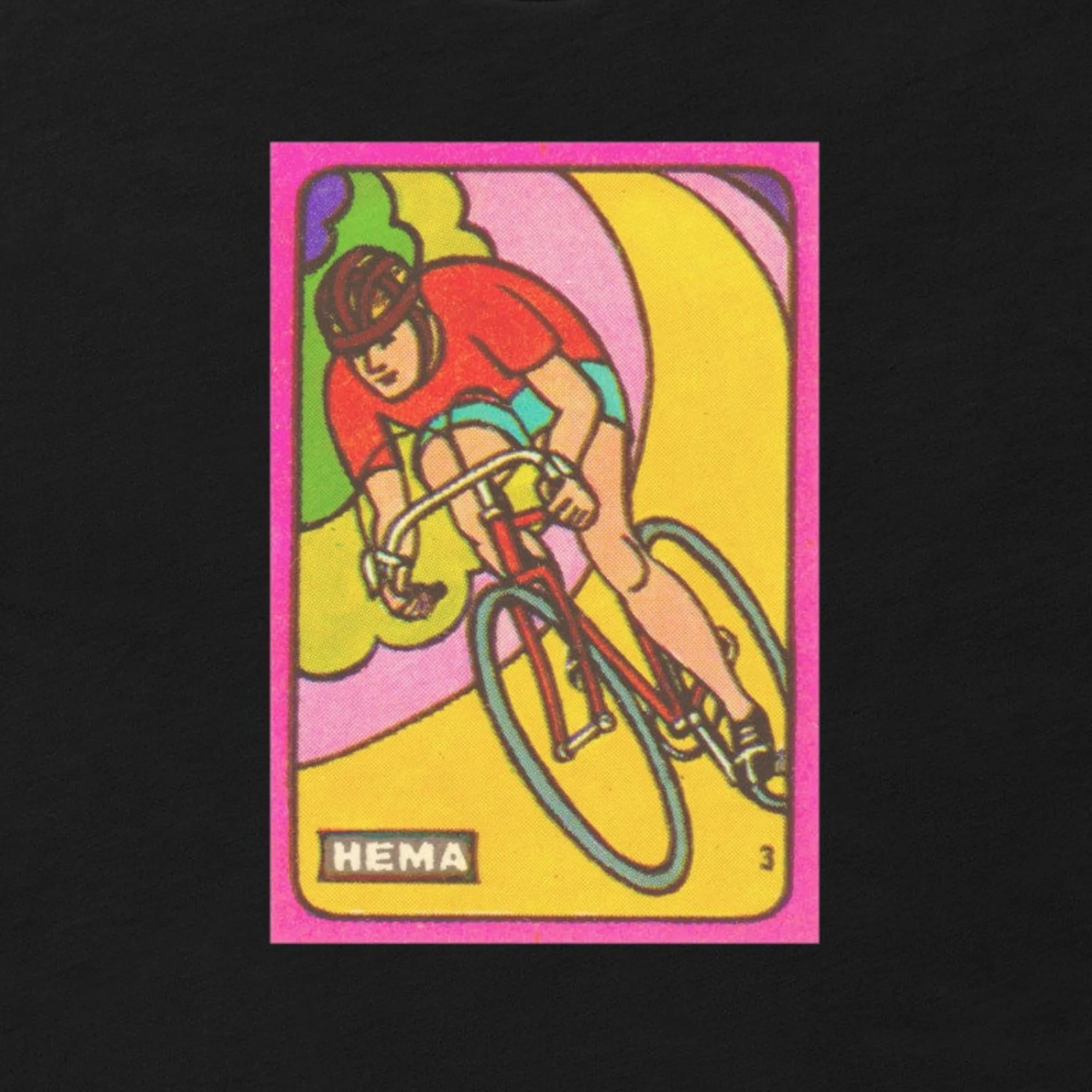 Matchbox Label Design Hema Bicycle Racing T Shirt Free Shipping