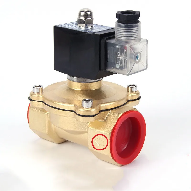 Normally closed solenoid valve water valve, IP65 fully enclosed coil, AC220V DC12V DC24V, G3/8