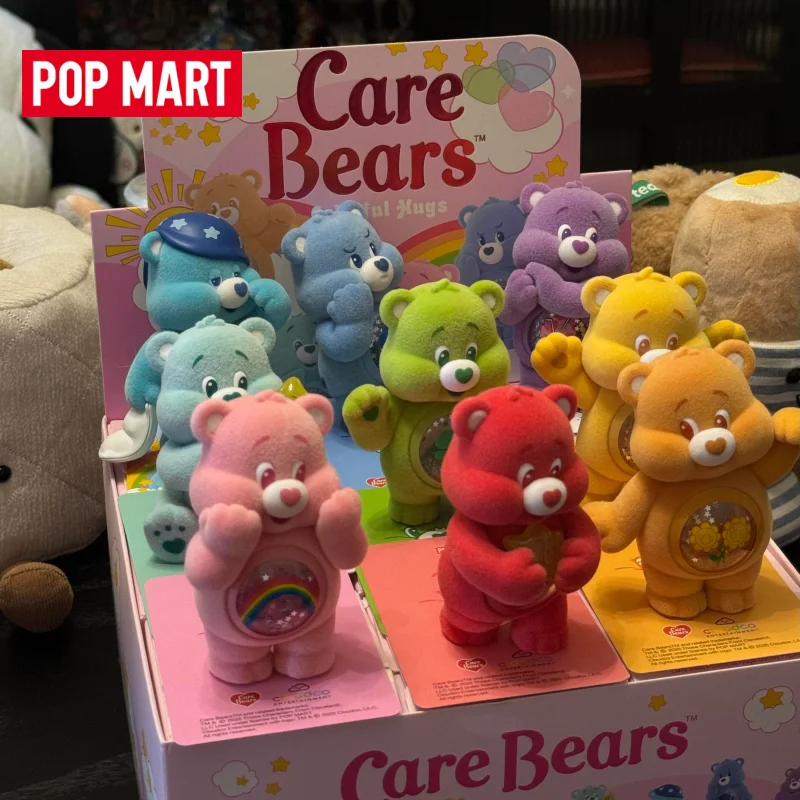 Original Pop Mart Love Bear Colorful Hugs Serie Blind Box Kawaii Trendige Spielzeuge Desktop-Dekoration Modell Überraschungsgeschenke Spielzeuge