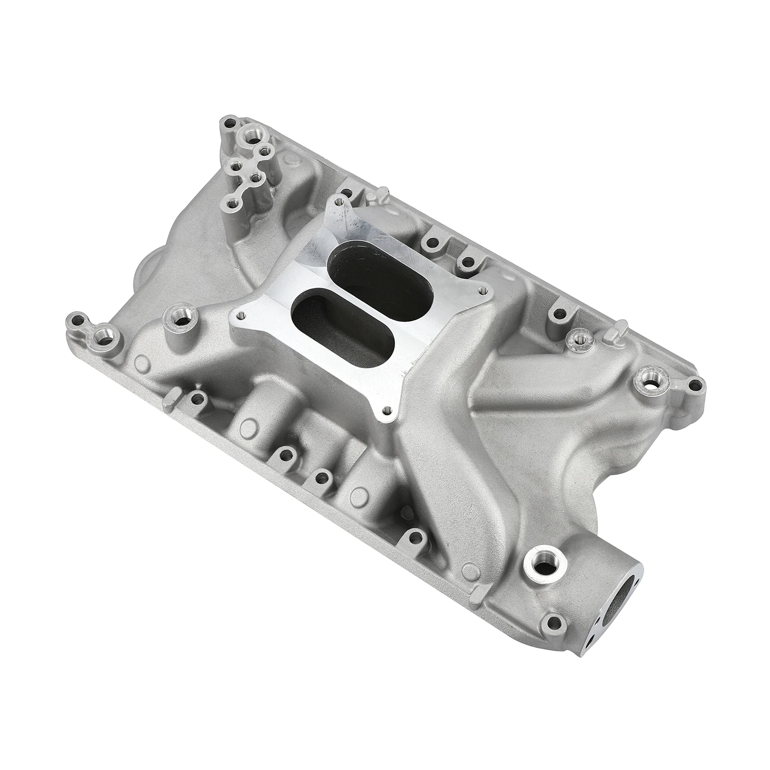 forAluminum Dual Plane Intake Manifold for Ford Small Block Windsor 351W V8 5.8L