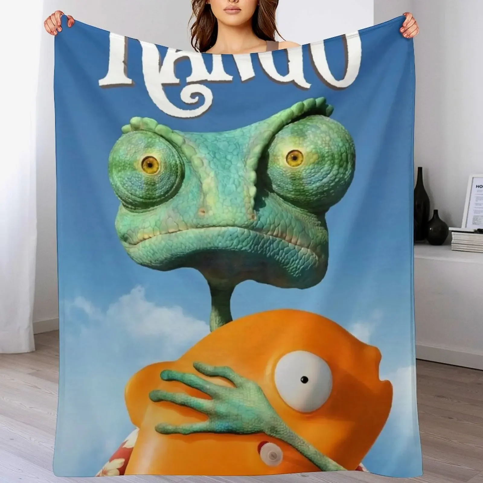 

Fun Rango Throw Blanket Bed Fashionable Luxury Designer Blankets