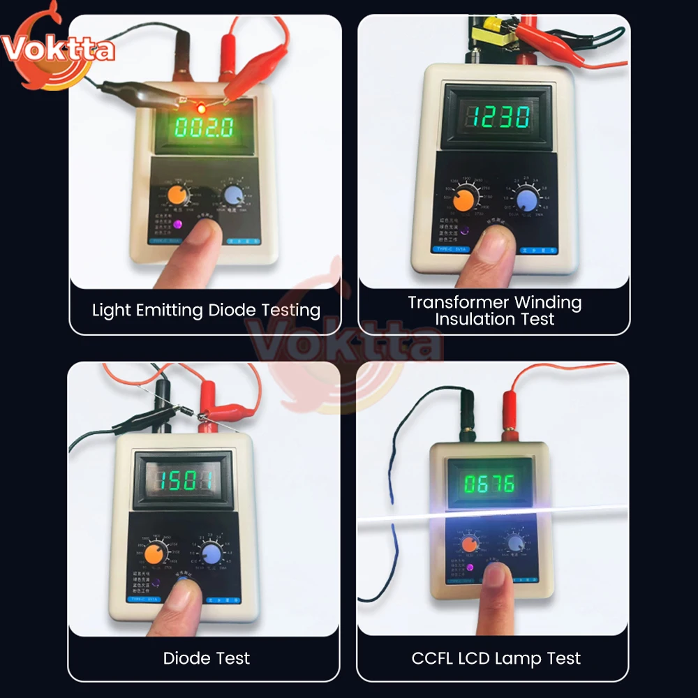 0V-3700V IGBT Voltage Capability Transistor Tester Withstand Voltage Test Tools Diode MOS Triode MOV Voltage Capability Tester