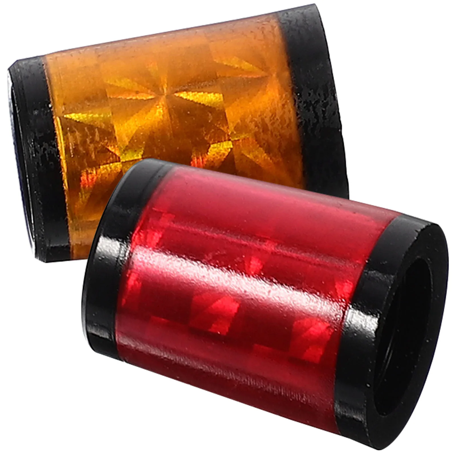 

2Pcs Golf Club Covers Ferrules Red Orange Durable WearResistant Accessories GolfsEquipment IronsProtection GolfSupplies
