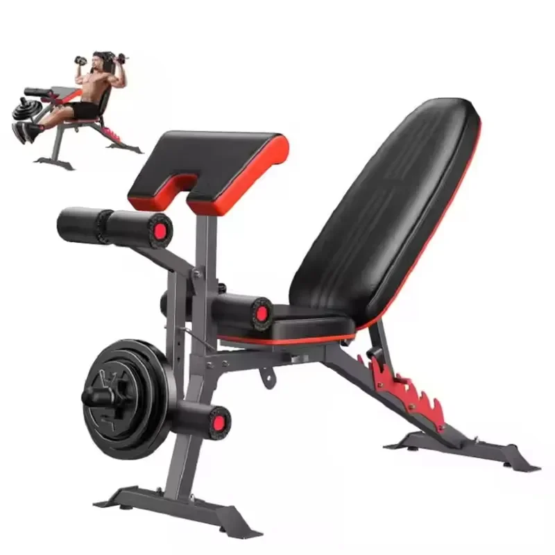 Bench press trainer with weight rack and lifting table, commercial bench press trainer