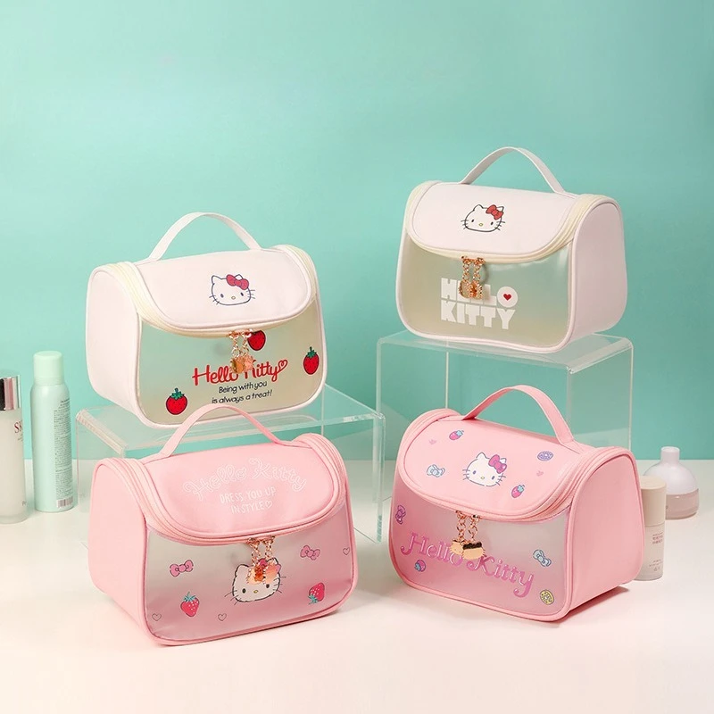 

HelloKitty косметическая высококачественная большая вместительная водонепроницаемая портативная сумка для хранения с крючком, спортивные сумки, женские спортивные сумки, сумка для макияжа