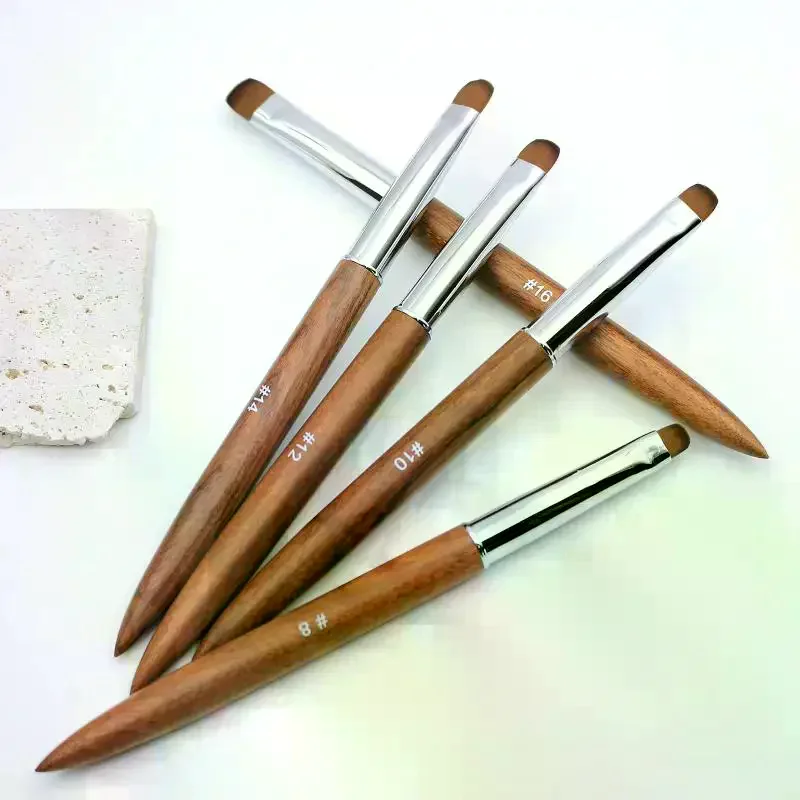 Tools French Nail Art Brushes Flowers Drawing Pen Versatile Nail Drawing Pen Nail Sandalwood Handle Manicure Pen
