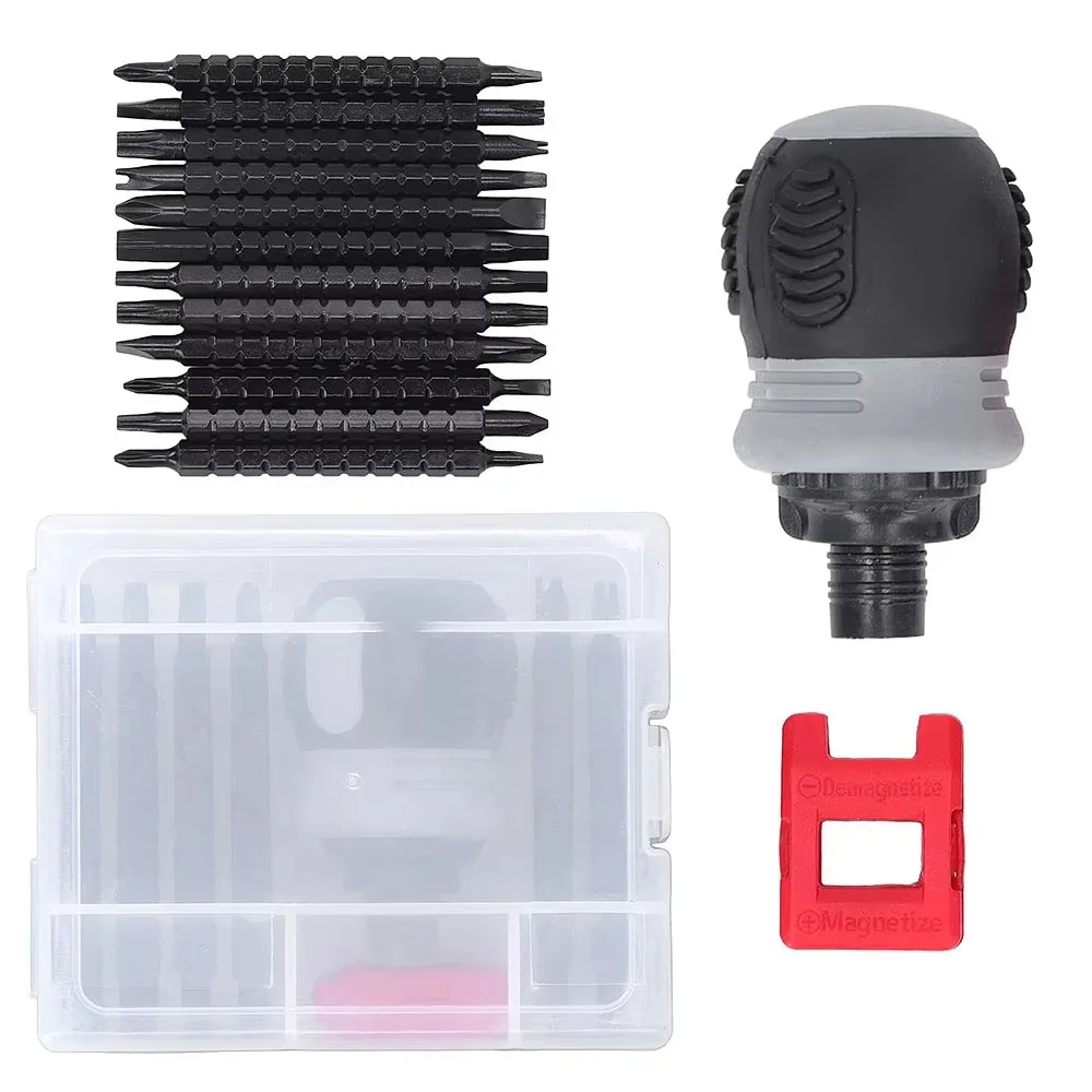 

26 In 1 Ratchet Screwdriver Set Magnetic Labor-Saving Slotted Screwdriver Dual-purpose Phillips Screwdriver Home Repair